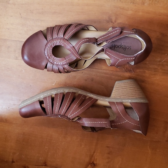 Softspots Shoes - Strappy sandals with heel by Softspots